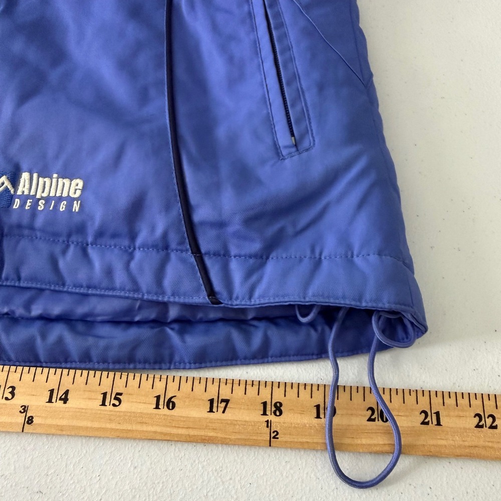 Alpine Design Insulated Ski Jacket Blue White Winter Performance Women's S - Picture 7 of 12